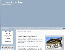 Tablet Screenshot of haus-alpenland.at